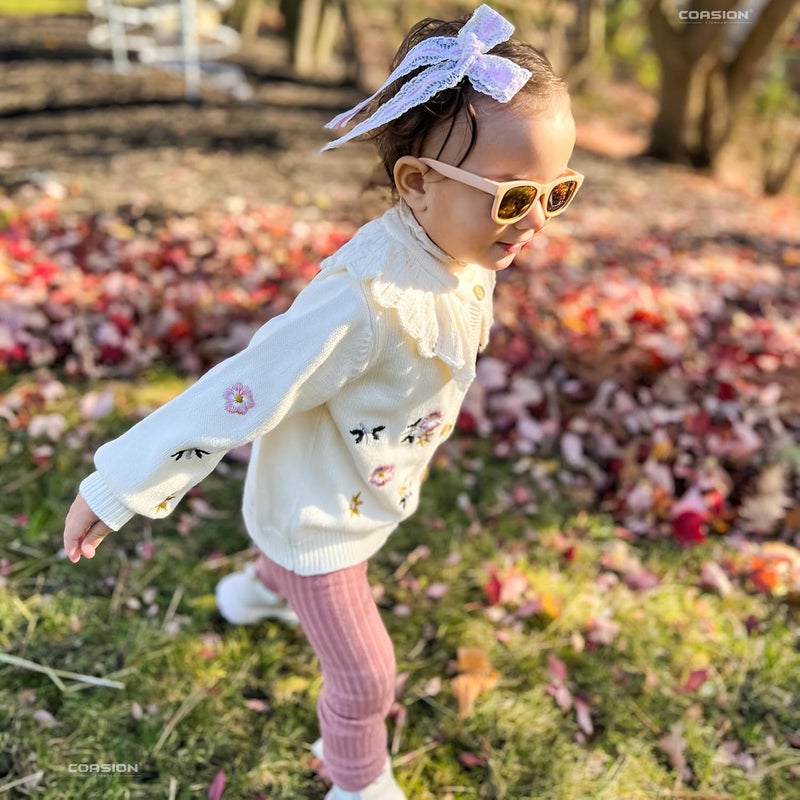 COASION Bendable Flexible Polarized Newborn Baby Sunglasses with Silicon Strap for Infant Boys Girls Age 0-12 Months CA9042 - Image 2